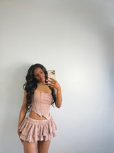 Load image into Gallery viewer, Mineral Wash Bandu and Micro Skirt Set
