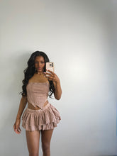 Load image into Gallery viewer, Mineral Wash Bandu and Micro Skirt Set
