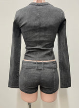 Load image into Gallery viewer, A Denim Number Micro Short Set
