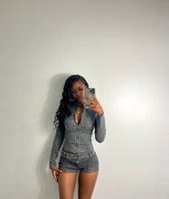 Load image into Gallery viewer, A Denim Number Micro Short Set
